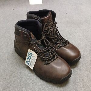 High Sierra Men's Leather Brown Hiking Boots